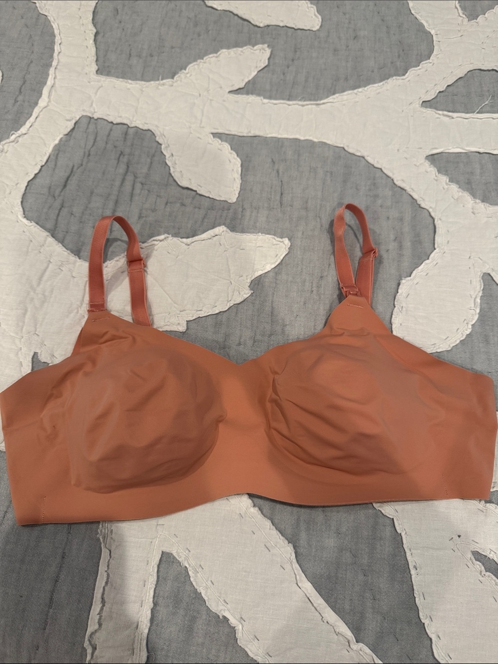 knix Seamless Molded Bra in Terra Cotta